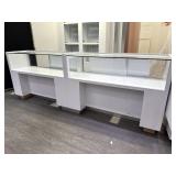 Double Lighted Display Case 114ï¿½L x 19ï¿½W x 41ï¿½