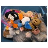 Beanie Babies Animals Rubbermaid Container