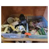 Assorted PVC Fittings, Faucet Parts & Metal Pipes