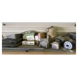 Contents of the top shelf shelves not included