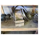 Contents of bottom shelf bring boxes shelf not