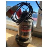 Rigid 1/2 HP Stainless Sump Pump