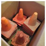 24 Small Safety Cones