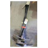 2 Long Handled Pick Axes & 2 Small Pick Axes
