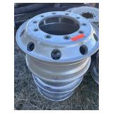 Three Aluminum Semi Wheels