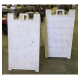 A Frame Sign Board 48"s Lot of 2