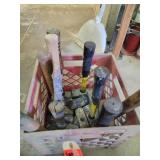 10 Short Handled Sledge Hammers & 3 Sledge Heads