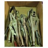 Vice grips assorted sizes