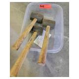 3 Rubber Mallets