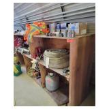 Wooden Shelving Unit 22 1/4" deep x 96" wide x 48