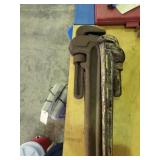 Proto 36" Pipe Wrench & Rigid pipe wrench 24"