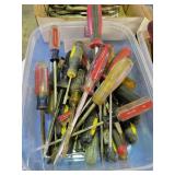 Screw Drivers Box full of straight