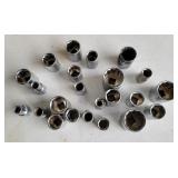 Misc Sockets. Various sizes.  Mostly 1/2" drive.