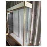Display case 60"w x 78" h