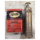 Antique fire, extinguisher, fire extinguisher