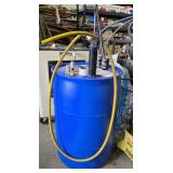 Antifreeze Barrel w/ Pump 1/4 Full