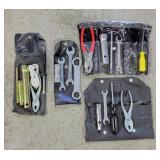 4 Tool Bags with misc tools.