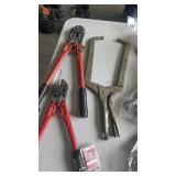 Bolt Cutters and Vise Clamp