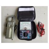 Multi Meter and Sears Clamp meter.