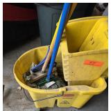Mop Bucket with a Few Tools