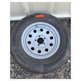 205-75R15 Tire and Wheel