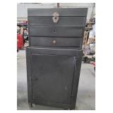 Rolling Tool Box w/ Tools 32" t x 16" w