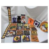 Halloween Napkins, Plates, Treat Bags and