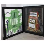 Luke Combs Concert Posters Framed Seattle & Las