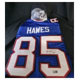 Jackson Hawes Jersey & Mini Helmet Autographed