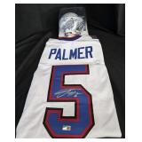 Joshua Palmer Jersey & Mini Helmet Autographed