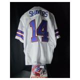 Tyrell Shavers Jersey & Mini Helmet Autographed