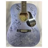 Multi Artist Signed Guitar w/ Hard Case