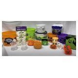 Halloween Containers, Various Sizes, Shapes and
