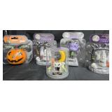 Halloween Solar Bobble Heads Lot of 5