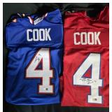 James Cook Signed Jerseys TSE Certified