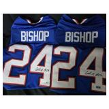 Bishop Signed Jerseys TSE Certified