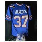 Jordan Hancock Jersey & Mini Helmet Autographed