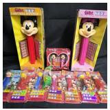 Disney Pez  2 Tall Ones One Box set Seven Cards