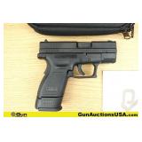 SPRINGFIELD XD-9 9X19 Pistol. Very Good. 3 1/8" Ba