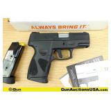 TAURUS G2C 9mm Pistol. Excellent. 3.25" Barrel. Sh
