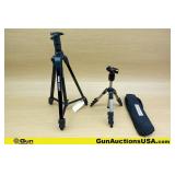 Leupold, Sunpak Tripods . Very Good . One Leupold