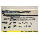 Three Rifle Slings, Six Scope Ring Sets, and Seven