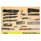 Tac-Force, SOG, Etc. . Very Good. Hatchett, Knives