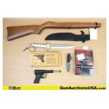 HS, Ruger, Safari Land, Etc. Air Pistol, Stock, Et