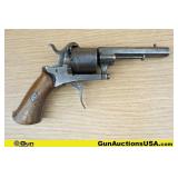 Belgium .32 Cal Revolver. Needs Repair. 3.25' Barr