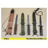 Ontario, Surplus, Etc. M3, M4 Knives, Etc. . Very