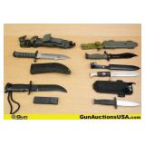 Valor, SOA, Famae, Etc. Knives, Etc. . Very Good.
