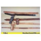 Assorted Belts, Holsters, Etc. . Very Good. . One