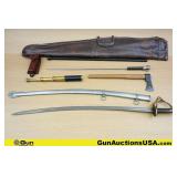 Assorted Saber, Cane, Etc. . Very Good. . One Repl