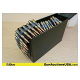 Surplus 8MM Mauser Ammo. Approx. 200 Linked Rds. I